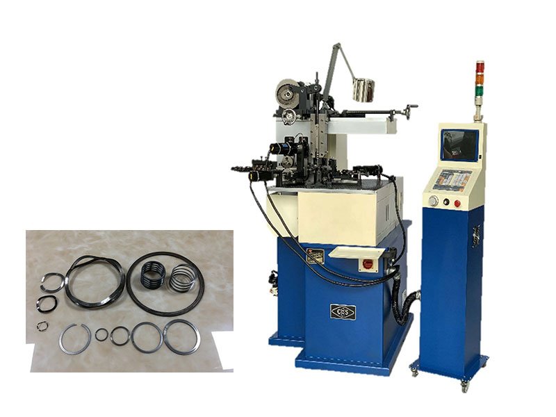 A Seyunda CNC coiling machine configured for ring and wave spring production